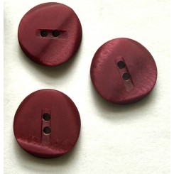 Sk&aelig;v R&oslash;d knap, 1,5 cm