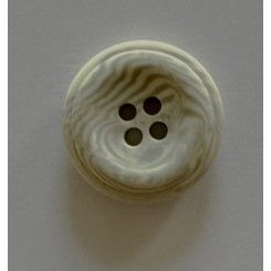 Knap Hvid / Gr&aring; 20 mm 