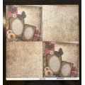 Vintage scrapark nr 3, 30 x 30 cm