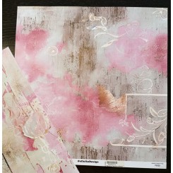 Scrapbooking papir lyser&oslash;de / gyldne 