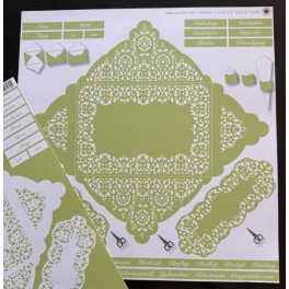 Green & white envelope