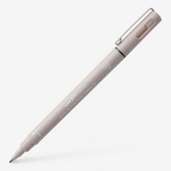 Uni pin brush light grey