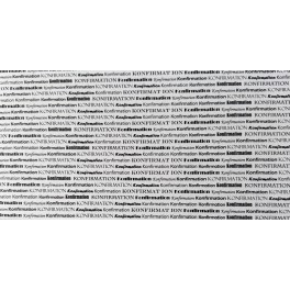 Konfirmations papir 14 x 28 cm