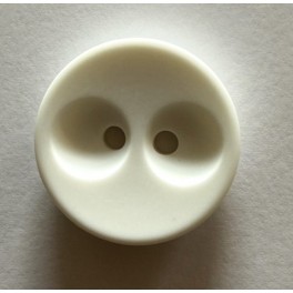 Knap Hvid stor 32 mm