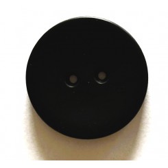 Knap sort 32 mm, 2 huls