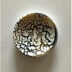Krakeleret knap 34 mm, 2 huls