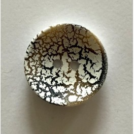 Krakeleret knap 34 mm, 2 huls