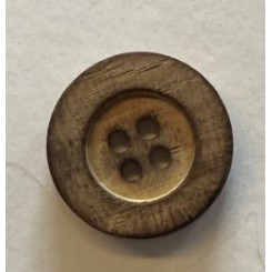 Tr&aelig;knap br&aelig;ndt rund 4 huls x 18 mm