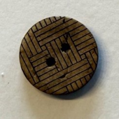 Tr&aelig;knap med m&oslash;nster 16 mm
