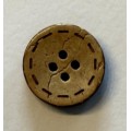 Kokos Knap natur 4 huls x 20 mm