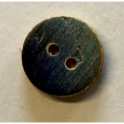 Kokus knap tone bl&aring; 15 mm