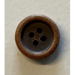 Tr&aelig;knap lys kant 15 mm