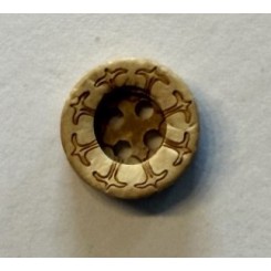 M&oslash;nster tr&aelig; knap 12 mm, 4 huls