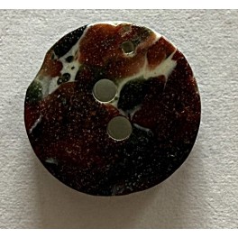 Meleret knap 2 hul, 13 mm