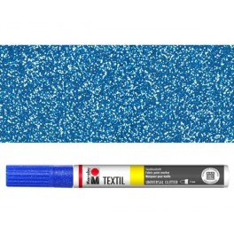 Textil glitter painter Bl&aring;
