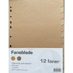 Faneblade 12 faner Kvistkarton