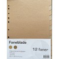 Faneblade 12 faner Kvistkarton