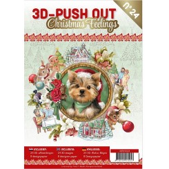 3D tryk ud A4 bog, Julemotiver