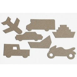 Papfigurer transport 7 x 4 stk