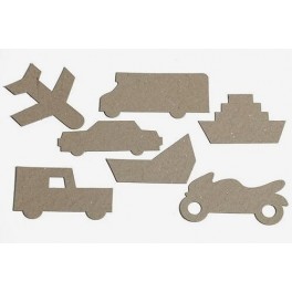 Papfigurer transport 7 x 4 stk