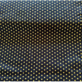 Stars Big Navy stof 1 x 145 cm