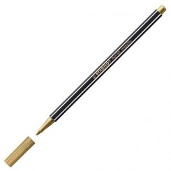Stabilo pen 68 metallic guld