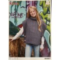 Strikkeopskrift 893807 Klara PONCHO