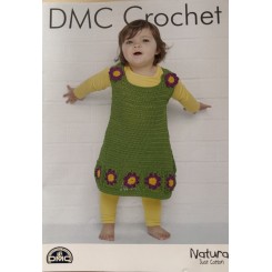 Daisy Pinafore Kjole H&aelig;kleopskrift