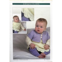 Baby kjole og Jakke opskrift