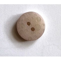 Knap med m&oslash;nster lys syren 0,5 cm
