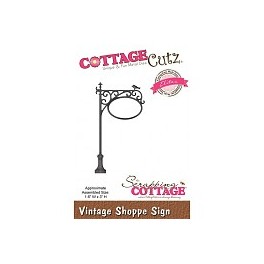 Vintage shoppe sign , Cottage Cutz