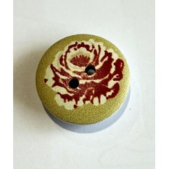 Designerknap motiv tr&aelig;knap 20mm