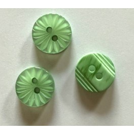 Blomst knap mint 15 mm