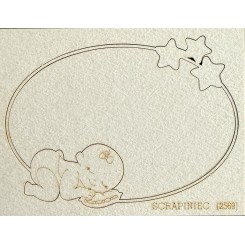 Chipboard ramme baby ca. 10 cm