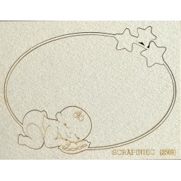Chipboard ramme baby ca. 10 cm