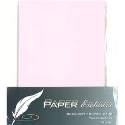 Exclusive kort light pink  A6 x 10 