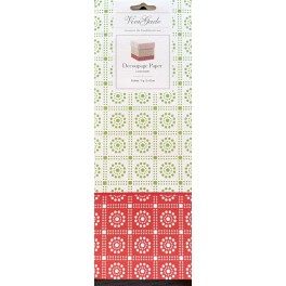 Decupage papir London 25584