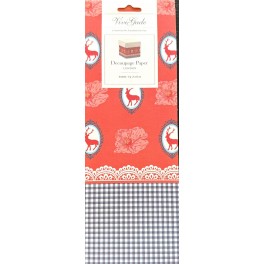 Decupage papir London design 25585