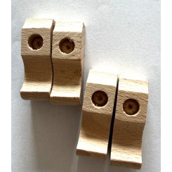 Tr&aelig;sko 43 mm 2 par