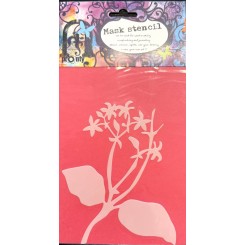 Stencil Blomster design
