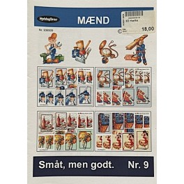 Sm&aring;t men godt nr. 9 Maskuline 3D
