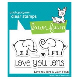 Love you tons stamp set, Lawn Fawn