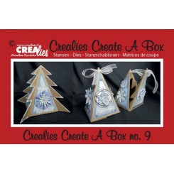 Crealies box juletræ nr 09