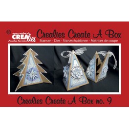 Crealies box juletræ nr 09