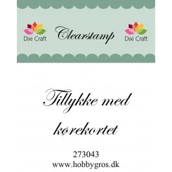 Tillykke med K&oslash;rekortet